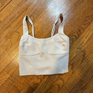 Abercrombie crepe corset top